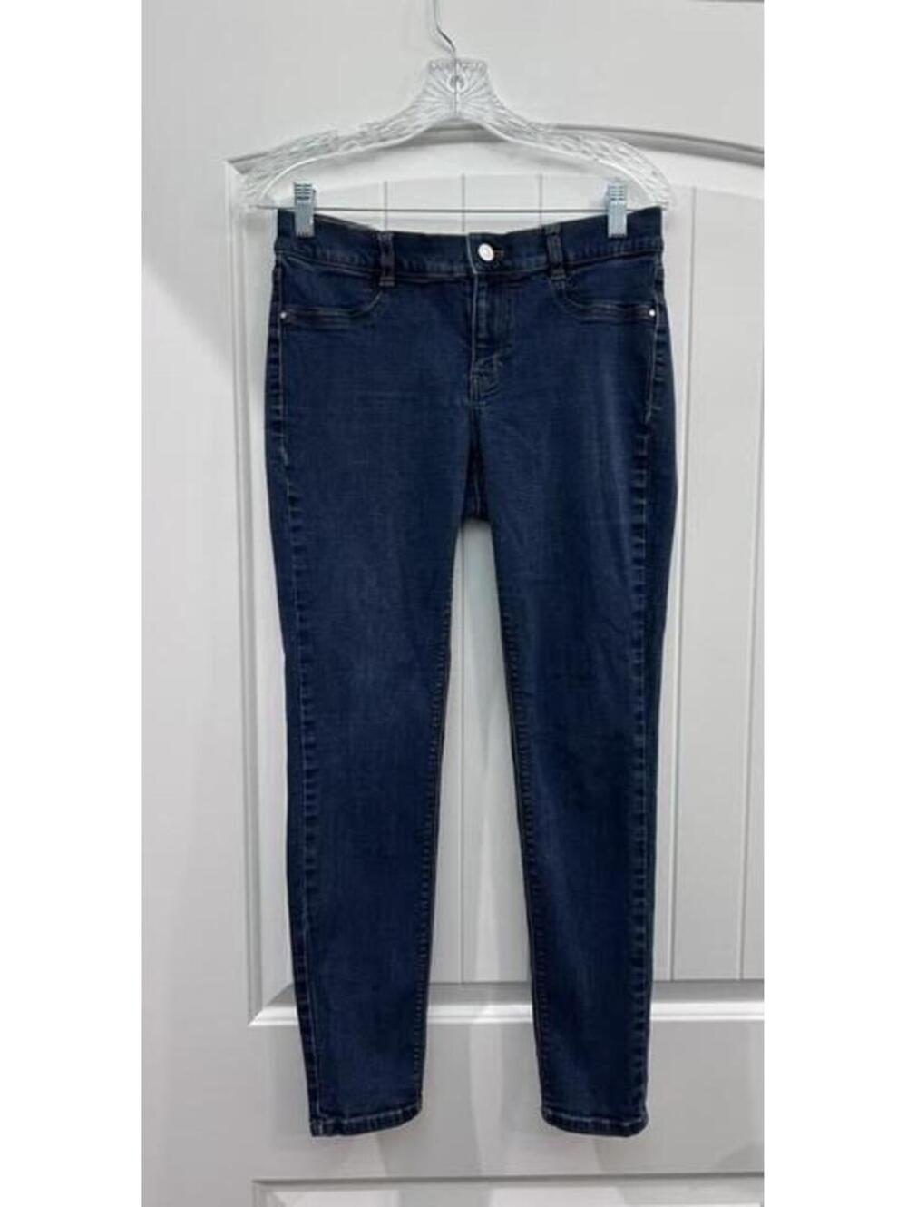 WHBM Dark Wash Skinny Ankle Jeans M GUC